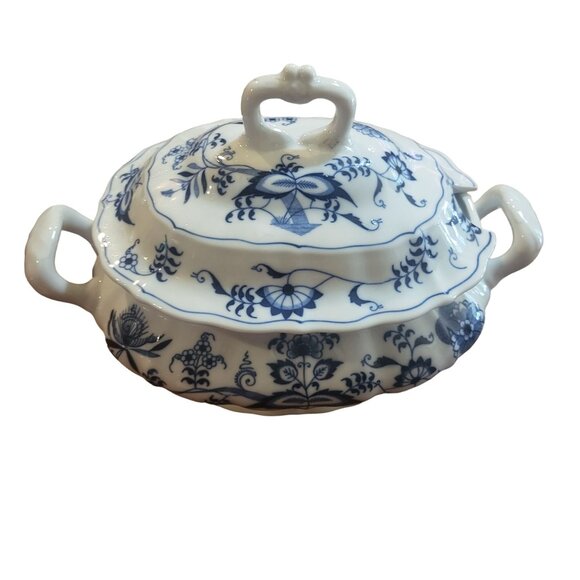 Blue Danube China Frant Josef Soup Tureen With Lid 8.5" and original box - Picture 9 of 16